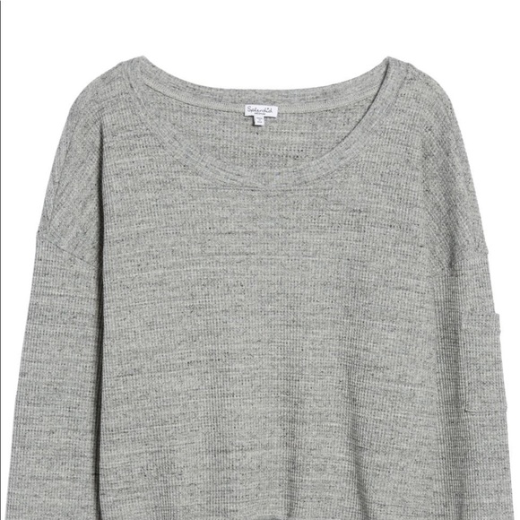 Splendid Waffle Thermal Pullover XS - Picture 6 of 7